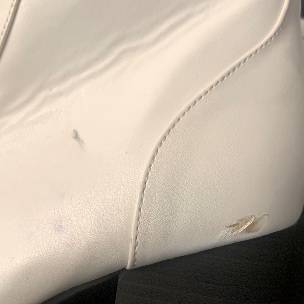 EXPRESS Lace-Up Platform White Boot - Picture 11 of 15